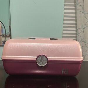 Two-Tone Pink and Purple Storage Case